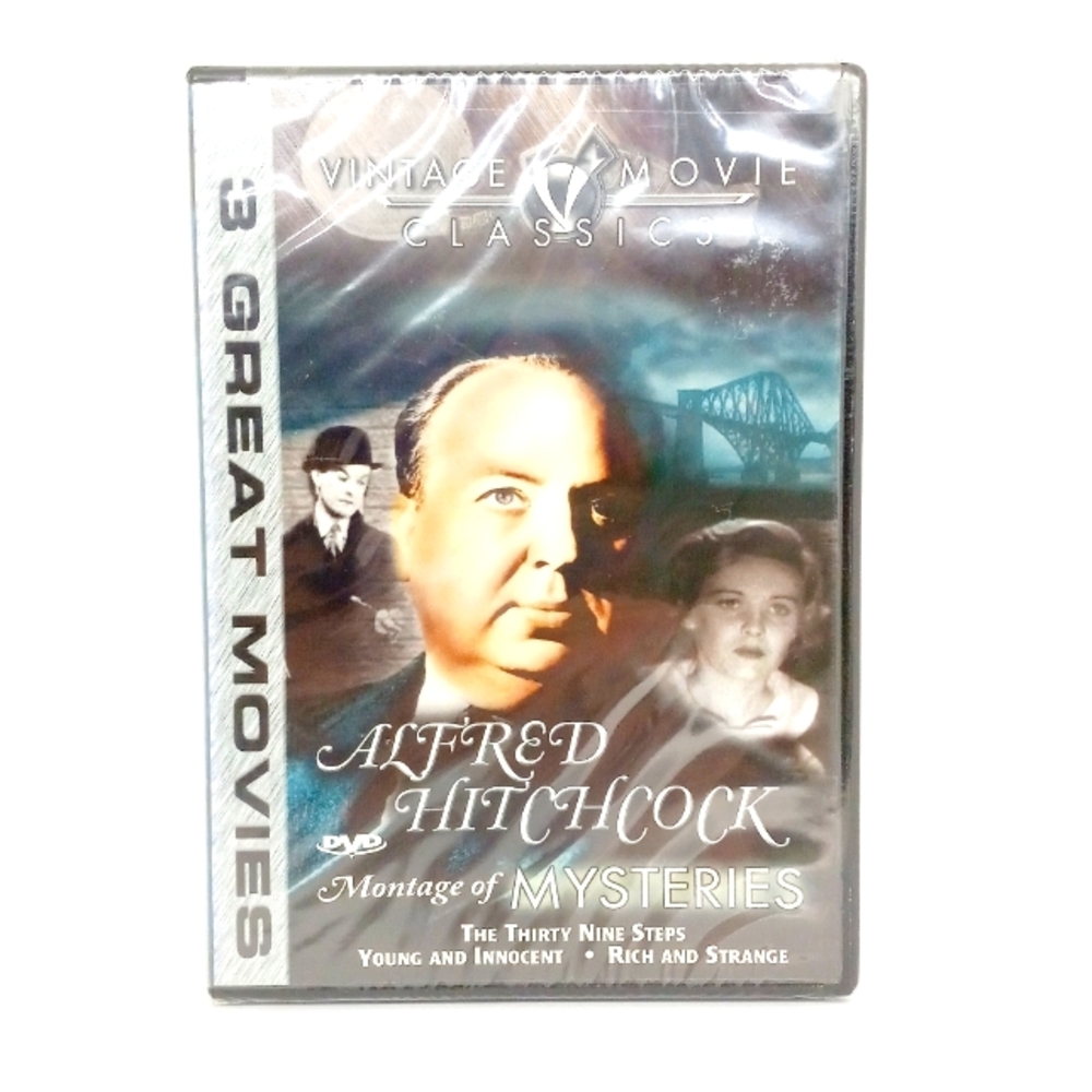 Alfred Hitchcock Montage Of Mysteries Vintage Movie Classics DVD Factory Sealed